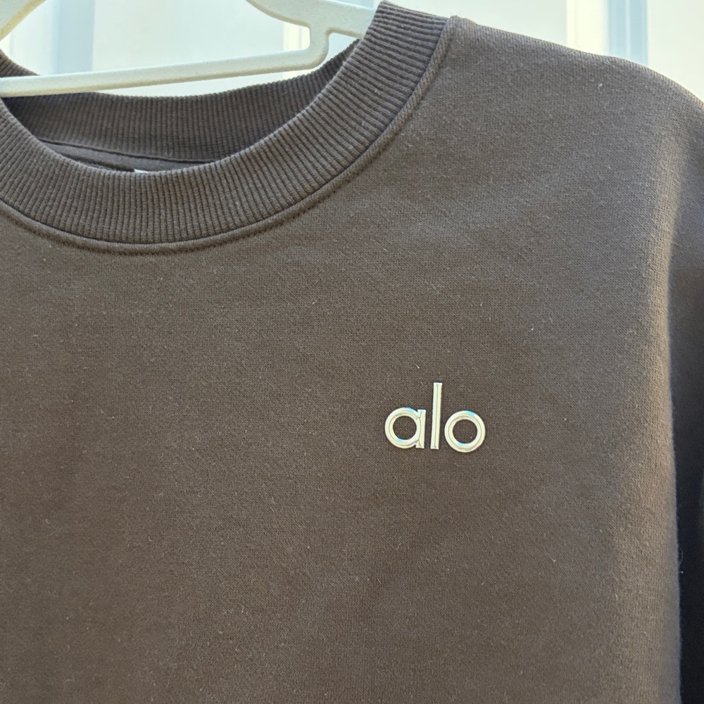 Alo yoga brown sweatshirt cotton blend women sz S small
EUC - Picture 2 of 7